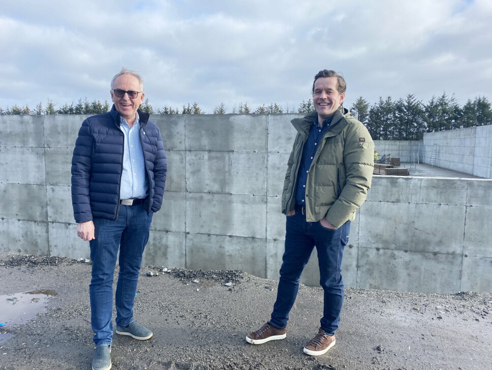 SATSER: Olav Stangeland (t.v.) og Stian Tovslid satser stort på nytt betongentreprenør-selskap i Stavanger-regionen.