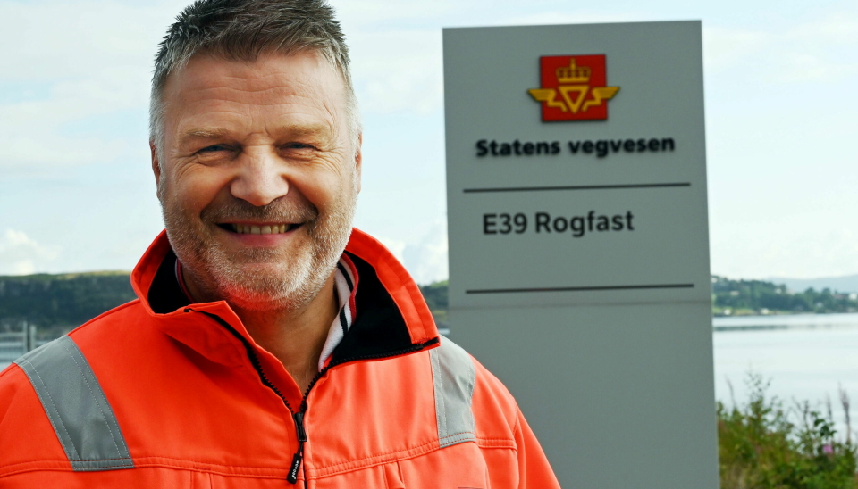 FORNØYD: Oddvar Kaarmo, prosjektleder Statens vegvesen/Utbygging, er fornøyd med interessen for prosjektet.