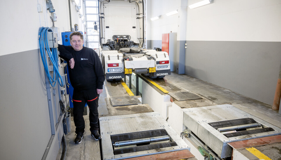 NYTT: Ny bremseprøver er tingene Morten Henriksen og Norsk Tungbilservice har investert i. NYTT: Ny bremseprøver er tingene Morten Henriksen og Norsk Tungbilservice har investert i.