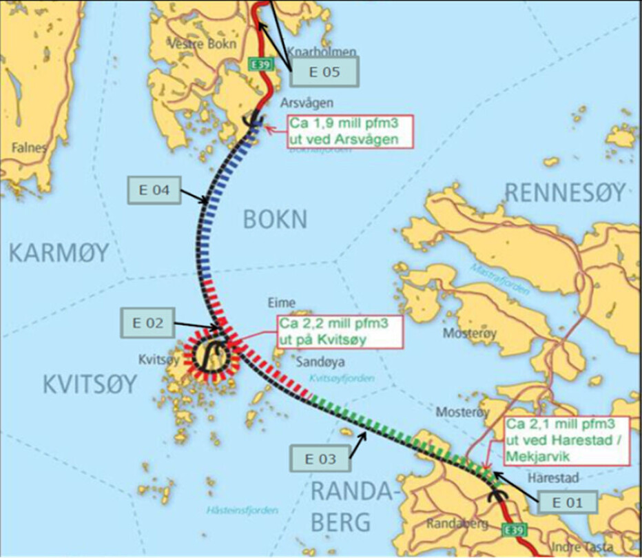 Det er E04 som nå er lyst ut. På E03, som var først ut i markedet av de tre store Rogfast-kontraktene, har det vært prekvalifisering.