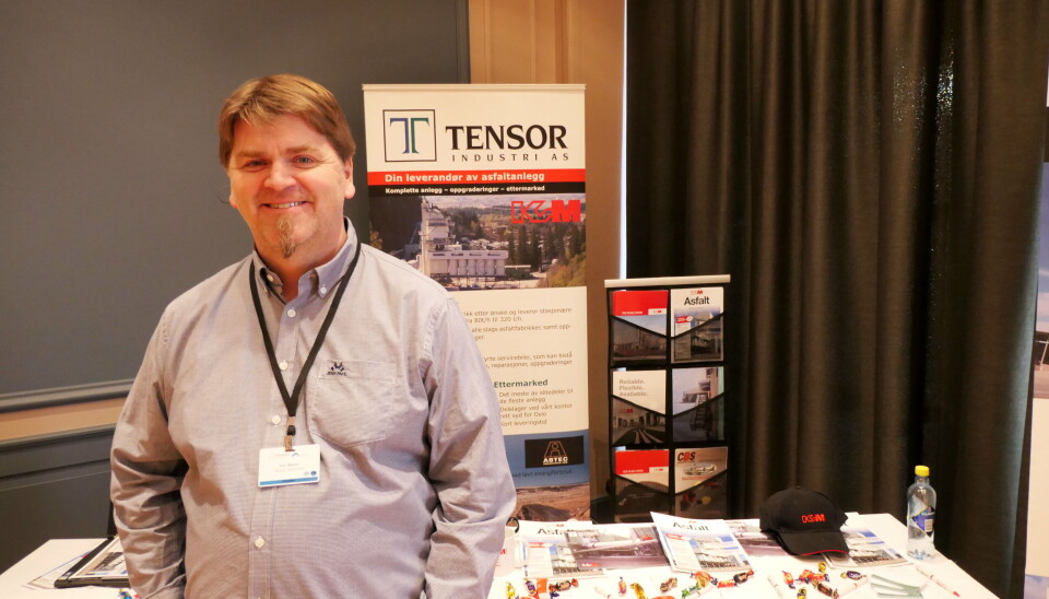 ASFALT: For Ivar Nilsen hos asfalt- og betongprodusenten Tensor, er Stein i vei og Asfaltdagen obligatoriske møtesteder.