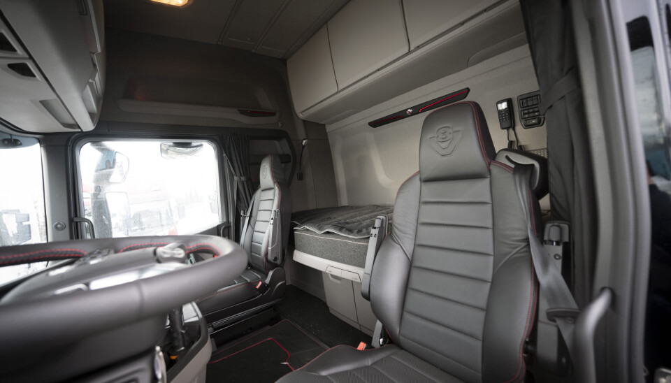 PLASS: Bakveggen er trukket 27 centimeter lenger bak, noe som blant annet gir mulighet for en seng som kan trekkes ut til én meters bredde.