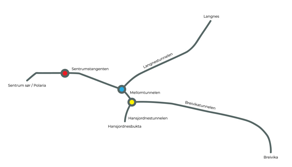Tunnelsystemet som skal rehabiliteres.