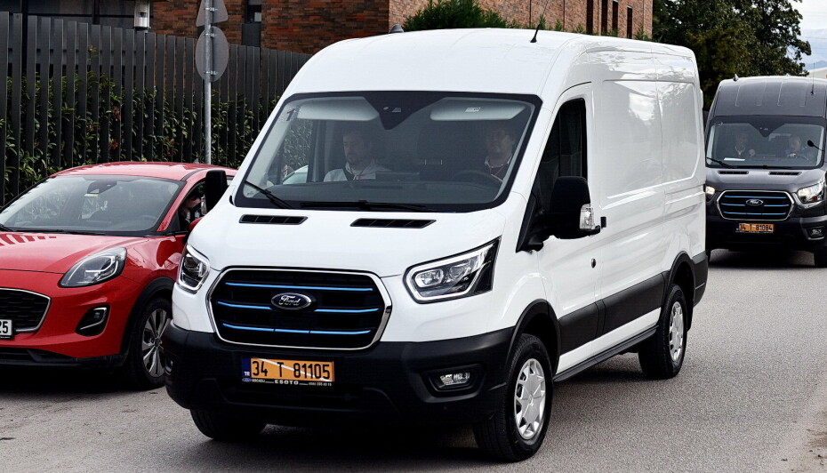 FØRST: Den første elektriske varebilen fra Ford, E-Transit, lanseres i Q2.