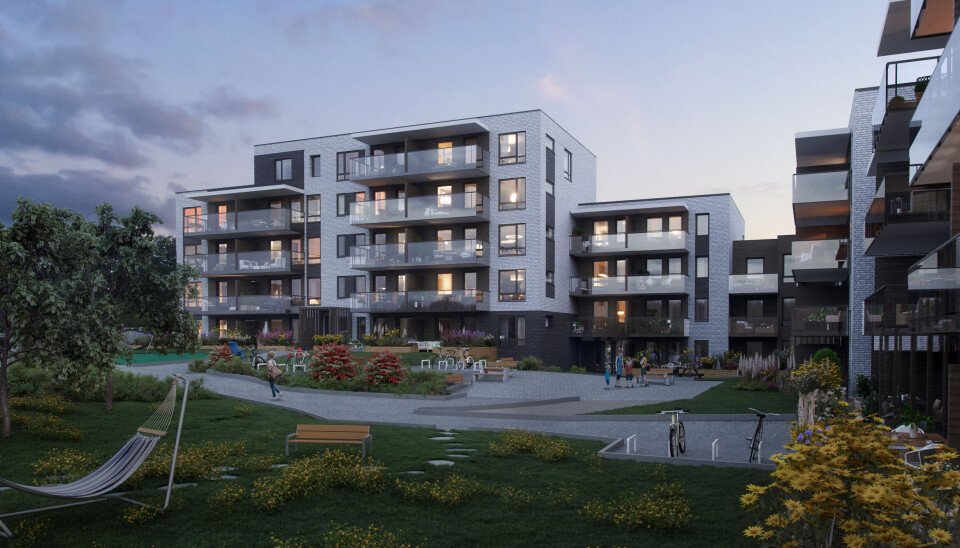 Stavset Altura i Trondheim. (Foto: JM Norge)