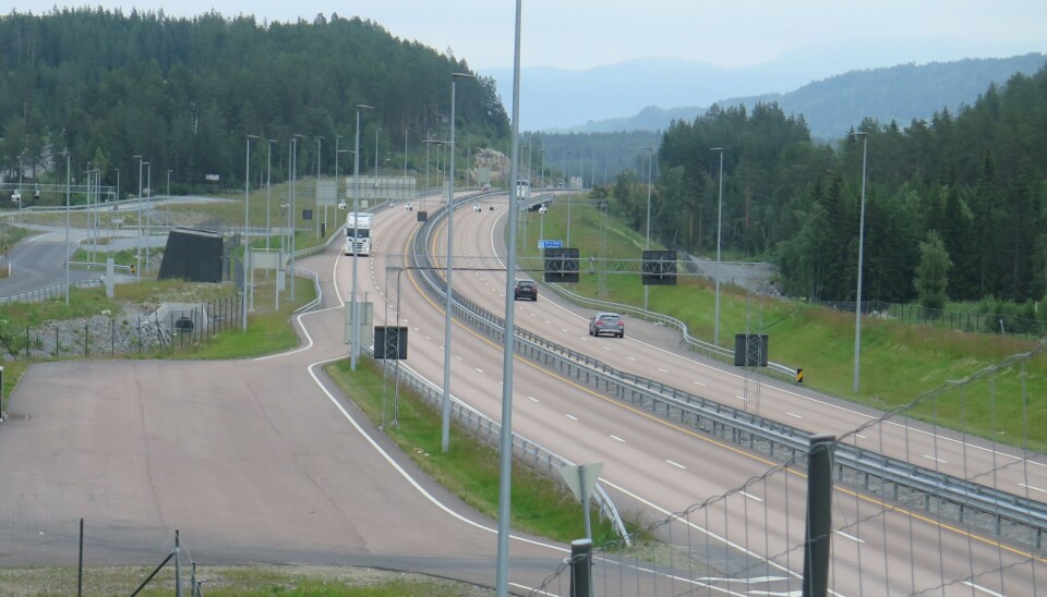E134 ved Kongsberg er en av strekningene som inngår i det nye veidriftskontrakten.