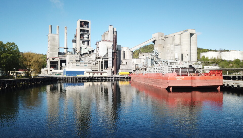 Norcems fabrikk i Brevik.