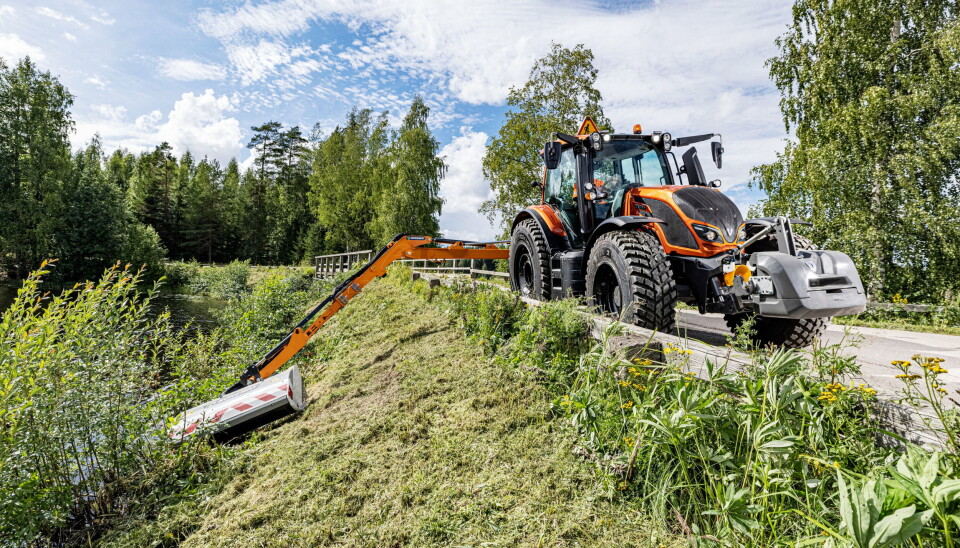 REKKEVIDDE: Kantklipperen har en horisontal rekkevidde på 6,28 m.