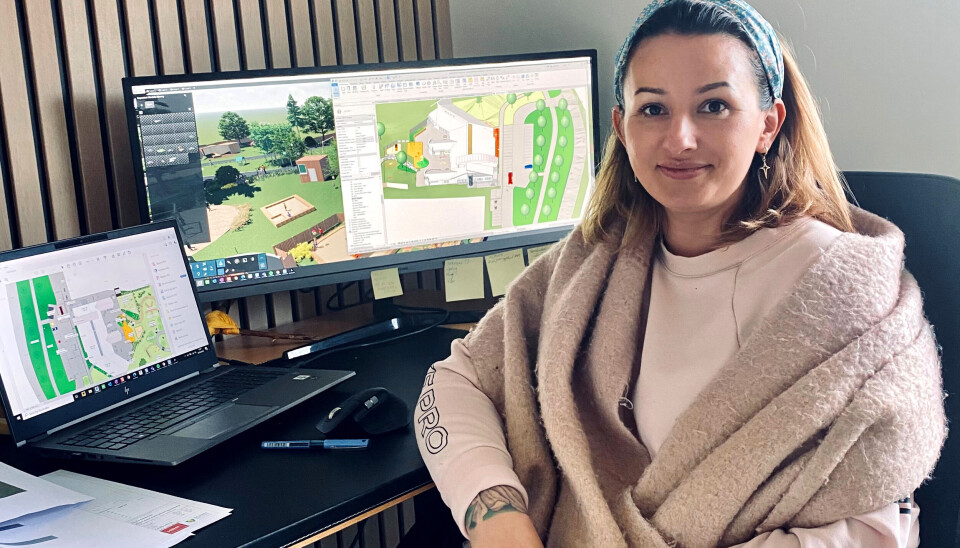 Karolina Jeksrud er landskapsarkitekt med BIM-utdanning.