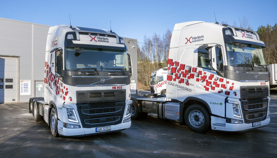 Illustrasjonsbilde av gassdrevne trekkvogner.