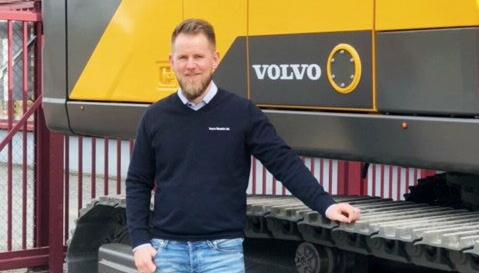 Anders Vorvik er ny distriktssjef for Volvo Maskin i Trøndelag sør.
