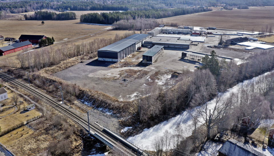 OMRÅDE: På dette industriområdet på Disenå i Sør-Odal skal Tom Wilhelmsen-selskapet Massebalanse Norge bygge nytt vaskeanlegg for forurensede masser. Med i planene er også anlegging av et sidespor fra jernbanen inn på eiendommen.
