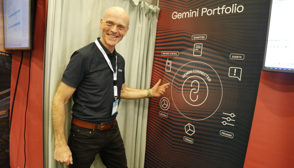 FLYTER SAMMEN: Kjetil Gjesdal fra Volue presenterer Gemini Connected.