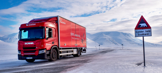 Posten kjører el-lastebil på Svalbard