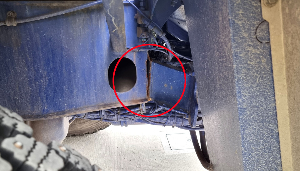 Knekt førerhusfeste.