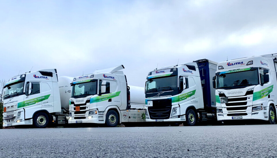 Av 168.663 kjørte kilometer gjennomført av gassdrevne biler fra Litra Gass, ble det totale utslippet målt til beskjedne 9,6 tonn CO2e. For tilsvarende kjørelengde med Euro 6 dieselmotor og minimum 20 tonns last, ble utslippet beregnet til 162,9 tonn CO2e.