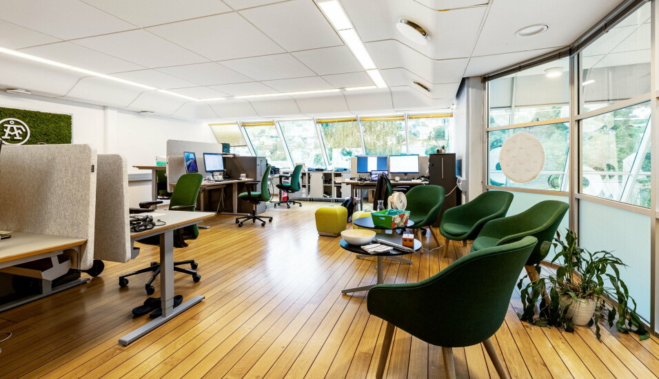 NYE LOKALER: Fra messa gikk veien rett inn i nye lokaler i Næringskorridoren, et av Bergens mest attraktive næringsområder. Foto: Oddfjell Eiendom