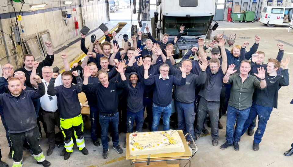 STØRSTE: Bertel O. Steen Lastebil og Buss jobber fortløpende med å innlemme lastebil og buss-forhandlerne i nytt selskap. Nylig ble avdelingen på Lørenskog også innlemmet.
