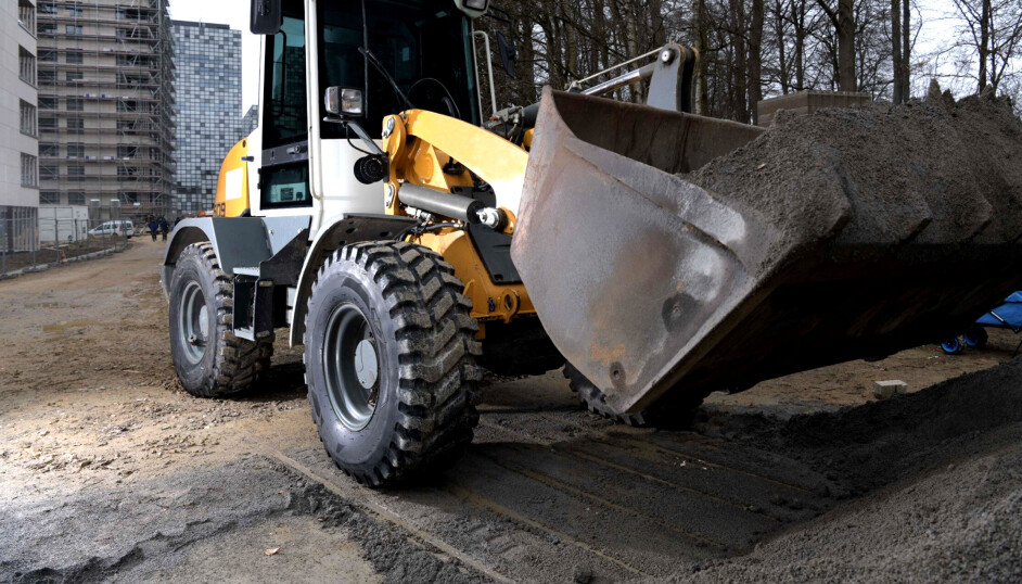 Goodyear Powerload for kompakte hjullastere og veihøvler.
