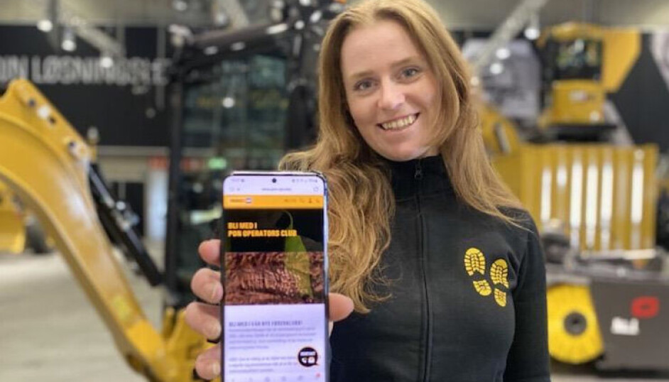 - Alle som melder seg inn får en velkomstpakke i posten, sier primus motor for førerklubben, Josefine Ruud hos Pon Equipment.