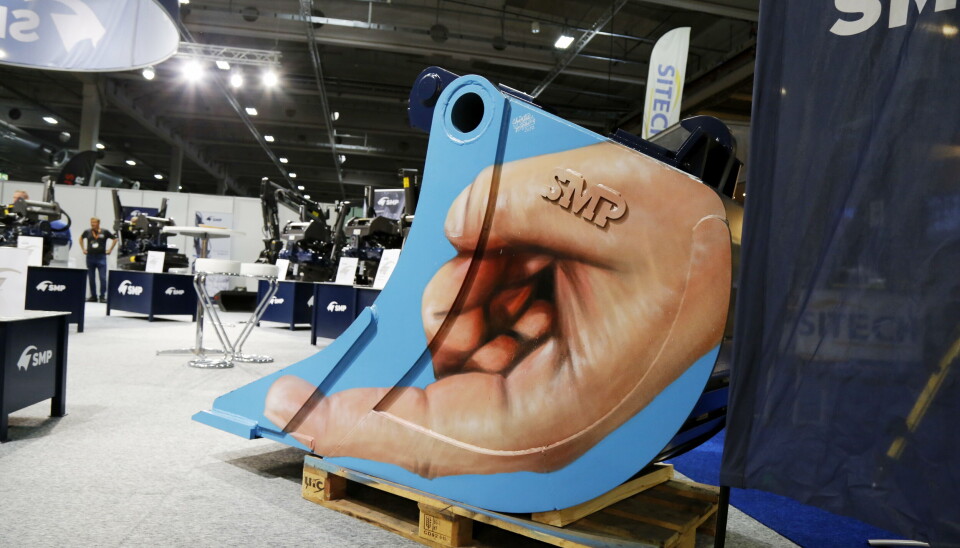 KABELSKUFFE: 950 liter kabelskuffe med et lekkert motiv på.