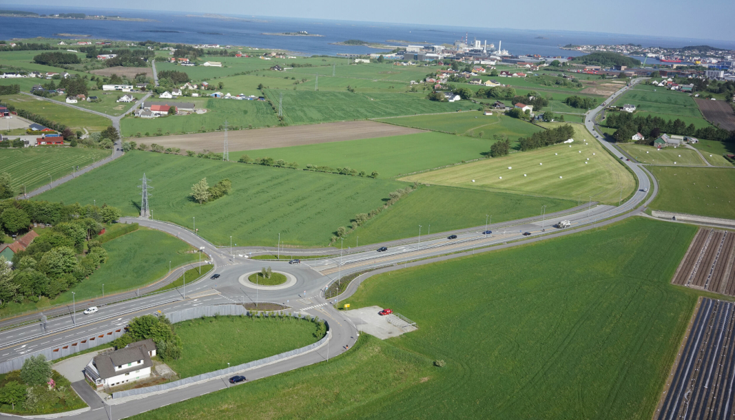 Det skal bygges ny firefelts riksvei fra Sør-Tjora til Kontinentalveien i Sola kommune.