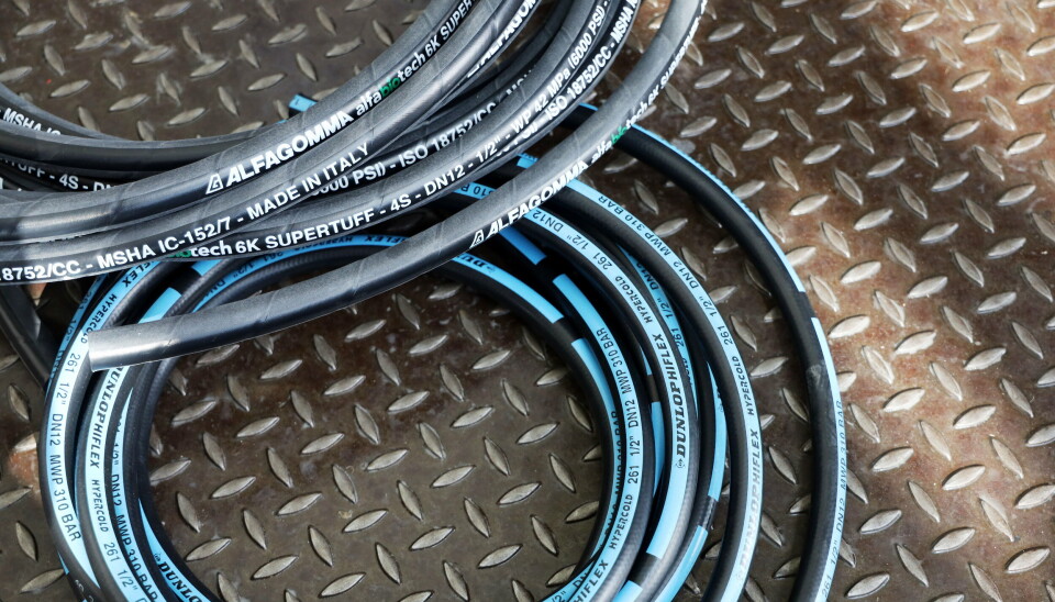 EGET: Selskapet har merkevarenavnet Alfagomma, samt at de produserer slanger under navnet Dunlop Hiflex.