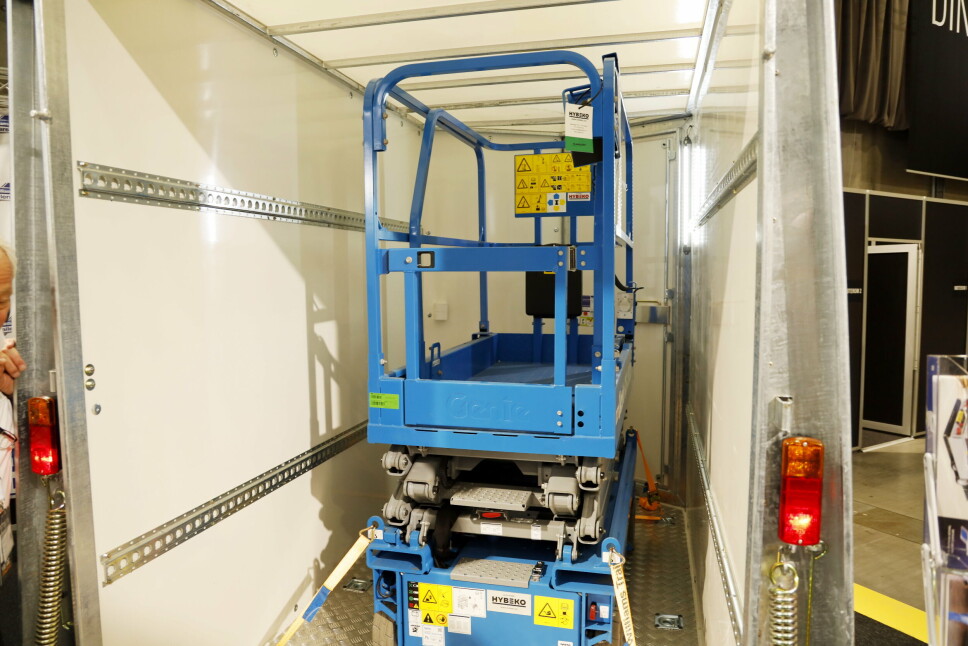 SKREDDERSØM: Hengeren er spesialtilpasset etter behov fra kunden.