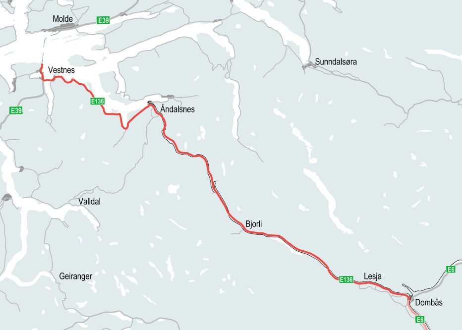 Fem konkurranser fra Nye Veier