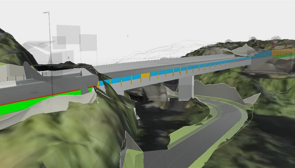 De fire nye bruene skal gå over Pollelva, Hilleren, Berget og Kråvik.