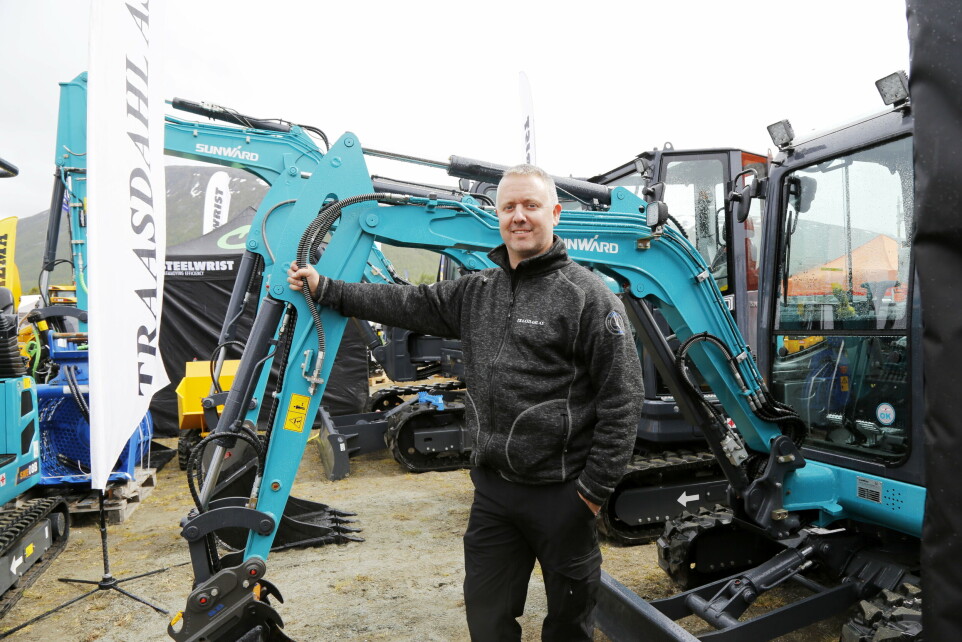 Nord-Norsk Bygg- og Anleggsmesse NNBA i Troms juni 2022. Et arrangement av MEF Maskinentreprenrenes Forbund.Traasdahl ASSunward