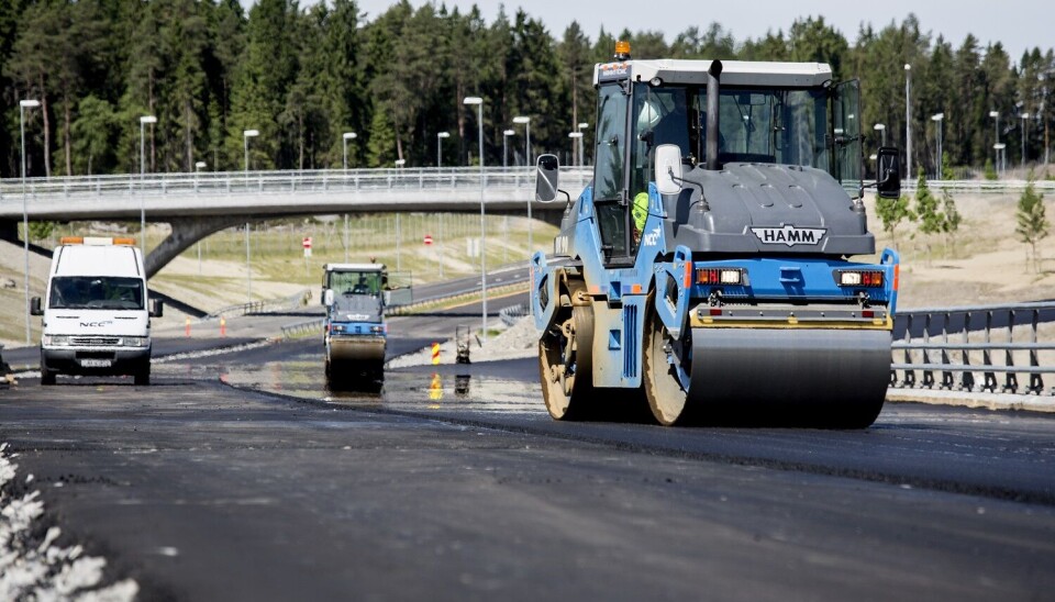 NCC Building E18 Ostfold in Norway.