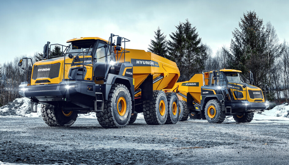 Hyundai HA45A og HA30A.