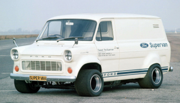 Første SuperVan fra Ford, en MK1, ble bygget i 1971.
