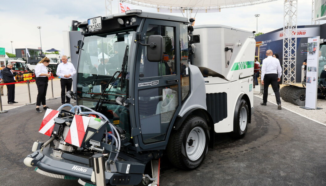 1650 ZE: Den helt nye og helelektriske Citymaster 1650 ZE var midtpunktet på Hako standen. 1650 ZE: Den helt nye og helelektriske Citymaster 1650 ZE var midtpunktet på Hako standen.