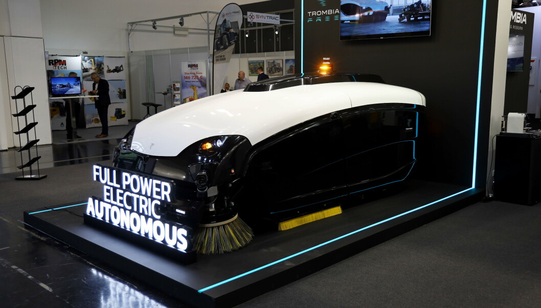 Trombia autonom elektrisk feiemaskinIFAT 2022 Trombia autonom elektrisk feiemaskinIFAT 2022