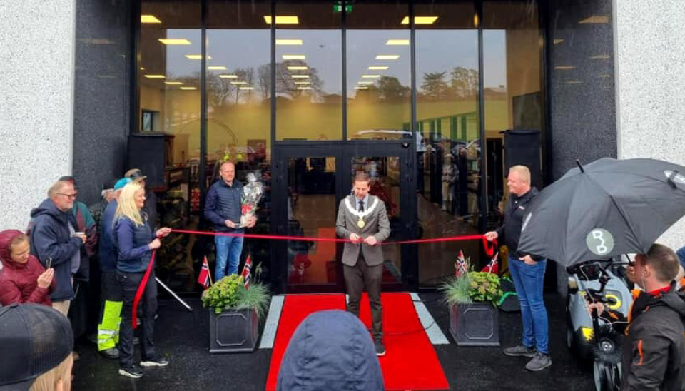 STORE ENDRINGER: Traktorer og annet landbruksutstyr fra Case og New Holland skal håndteres av Ålgård Landbrukssenter. Her bilde fra åpningen av ny avdeling på Jæren i mai.