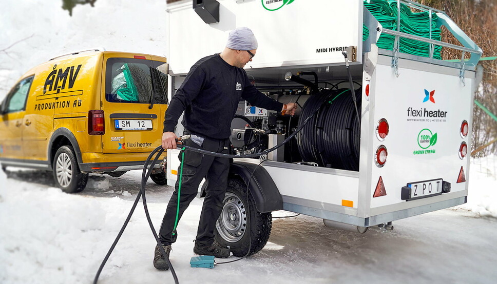 NY START: Dia Proff begynner med Flexi Heater fra Sverige