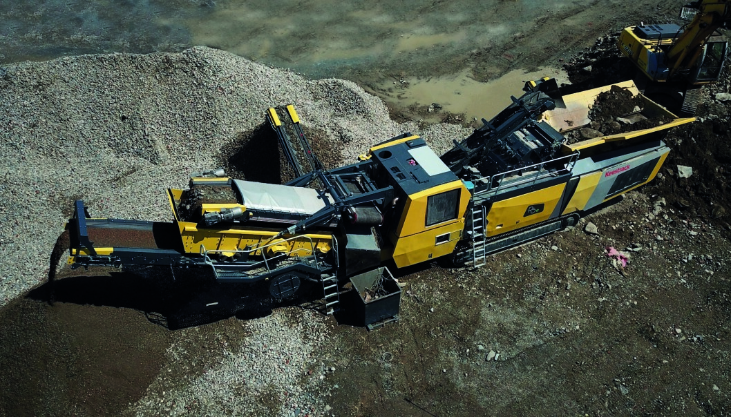 KOMMER: Keestrack-representanten vi traff sier at det er levert én slik R5e i Tyskland allerede, men at maskinen presenteres som en stor nyhet på Bauma. KOMMER: Keestrack-representanten vi traff sier at det er levert én slik R5e i Tyskland allerede, men at maskinen presenteres som en stor nyhet på Bauma.