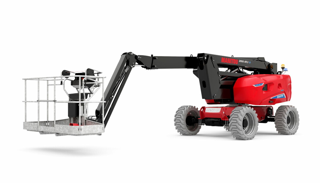 PERSONLIFT: Manitou 200 ATJe med 20 meters løftehøyde og 250 kg kapasitet i kurven. PERSONLIFT: Manitou 200 ATJe med 20 meters løftehøyde og 250 kg kapasitet i kurven.