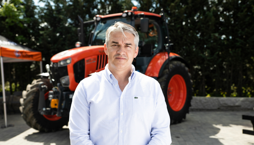 Kjetil Nilsson, daglig leder i for Nellemann Machinery i Norge kan snart levere Kubota-traktorer med Topcon GPS-løsninger.