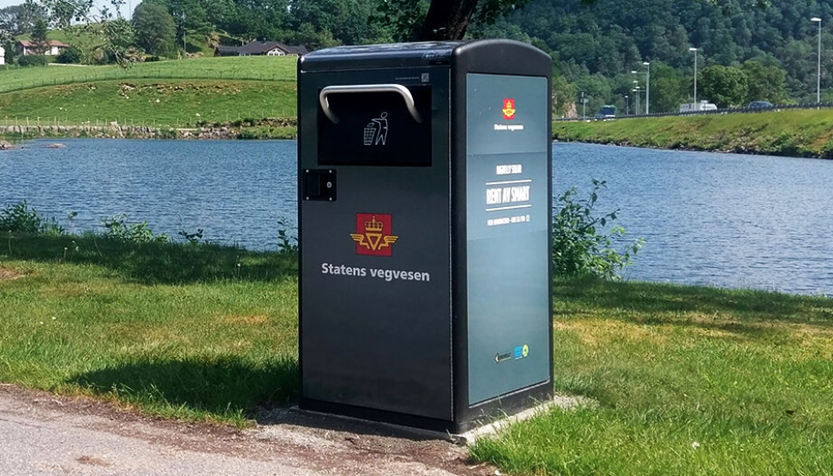 Søppeldunken gir selv beskjed når den må tømmes