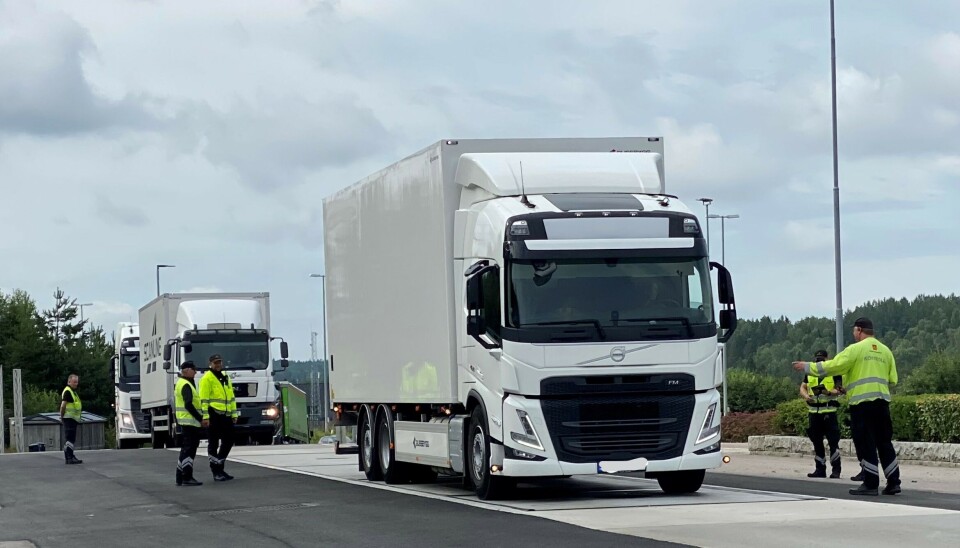 EN KVART MILLION: Så langt i 2022 har over en kvart million tunge kjøretøy vært innom en av Vegvesenets kontrollplasser.