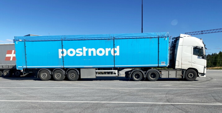 STOPPET: Utekontrollen Øst avdekket en rekke feil på denne transporten som ble kontrollert i Løten.