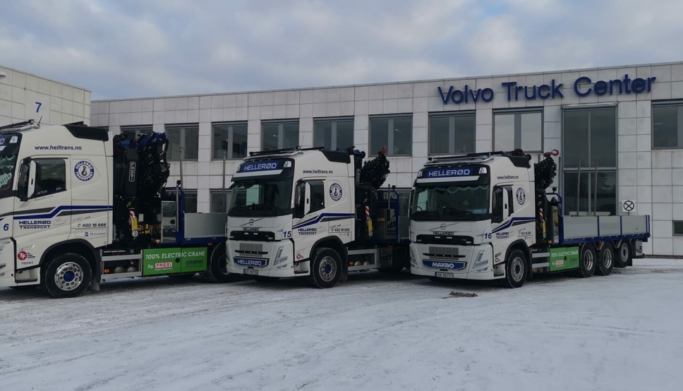 Hellerød Transport As søker lastebilsjåfør kranbil CE og G8