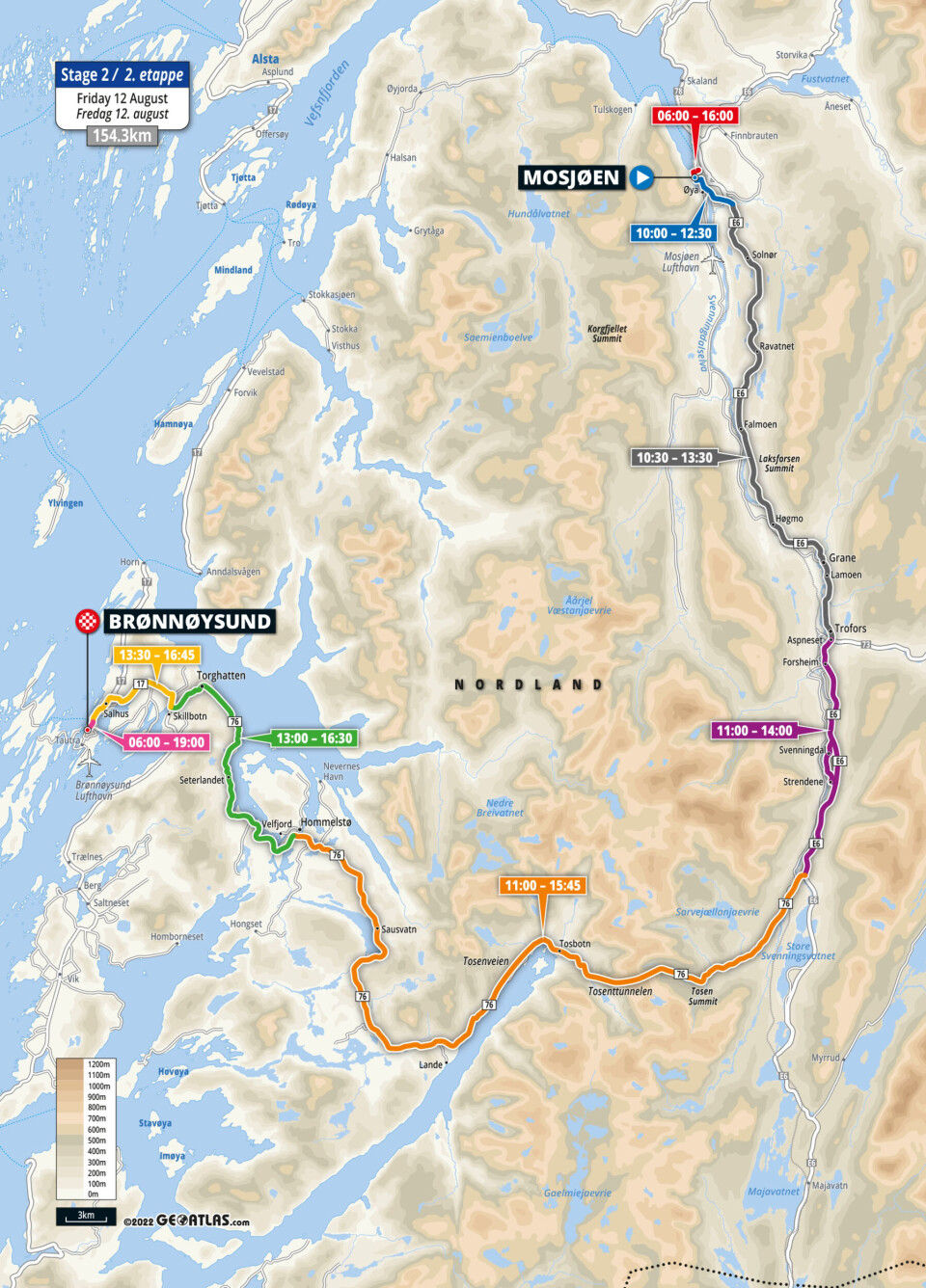 Mosjøen, 12. august.