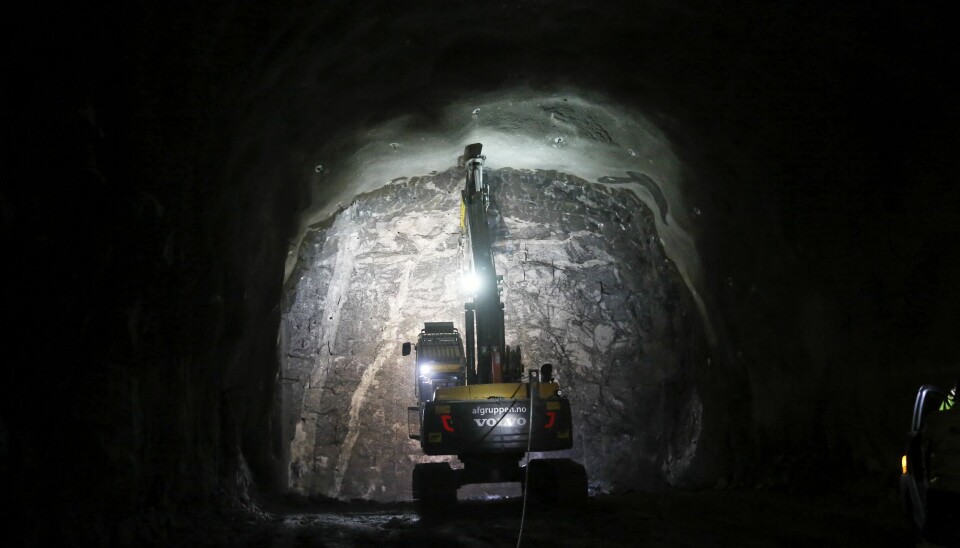 AF Gruppen opplyser at de har god erfaring med å bygge tunnel sør i Oslo, og at en busstunnel vil være den beste løsningen ved Rosenholm i Oslo. Arkivbilde.