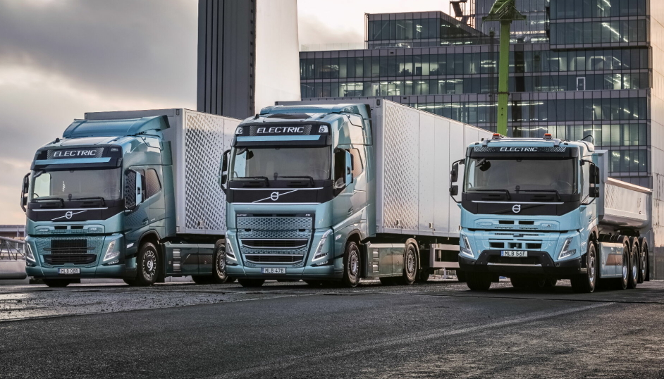 ØKER FARTEN: Volvo Trucks starter serieproduksjon av elektriske lastebiler. En rekke modeller kan tilbys..