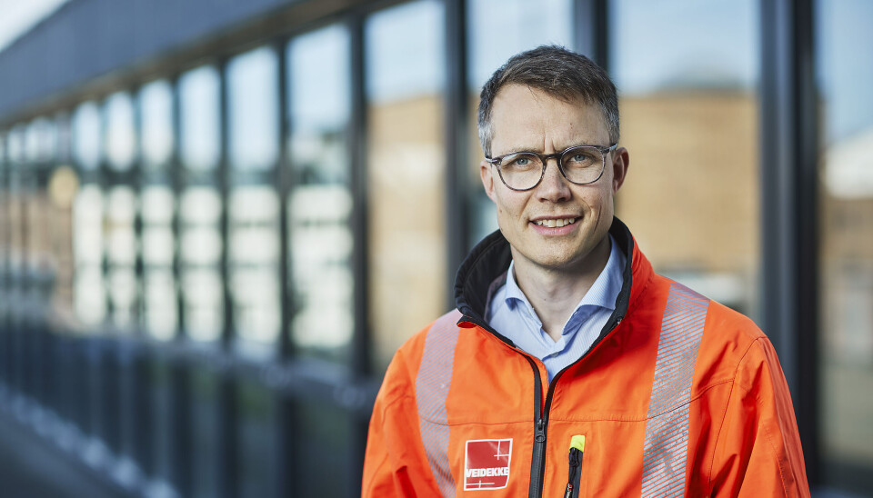 Direktør Veidekke Bygg Oslo, Anders W. Haugen sier den nye betongen er langt mer bærekraftig enn dagens løsninger..