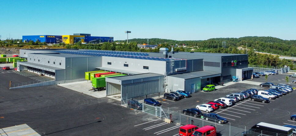KRISTIANSAND: Nyanlegget benytter vannbåren varme, har eget solcellepanel på taket og har i perioder vært selvforsynt med energi fra dette. (Foto: Posten/Tore Oksnes)